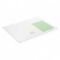 Sottomano 65x50 cm Durable con bordi arrotondati in PPL trasparente - 7123-19