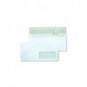 Busta Blasetti Super Strip con finestra - 90 g/m² lembo strip 11x23 cm - bianco - conf. 500 pz - 0148