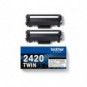 Value Pack Toner Brother 2420 nero TN2420TWIN