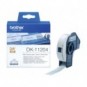 Rotolo 400 etichette adesive in carta Brother 17x54 mm nero/bianco - DK-11204