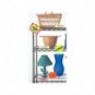 Nastro laminato per etichettarice Brother - 36 mm x 8 m - nero/bianco - TZe-261