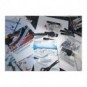 Nastro laminato per etichettarice Brother - 6 mm x 8 m - nero/bianco - TZe-211