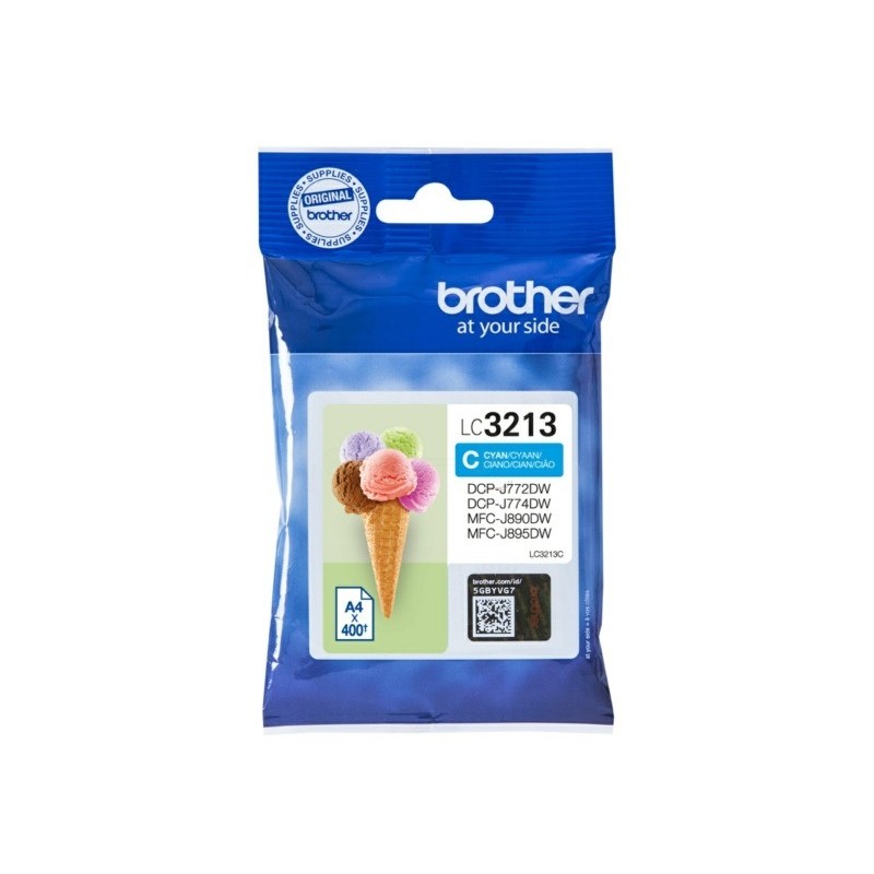 Cartuccia Brother ciano LC3213C