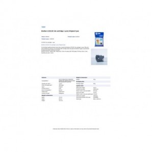 Cartuccia Brother ciano LC3213C