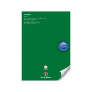 Maxi quaderno Logos Quirebook A4 - 80 g/m² - 40 ff - RQ - verdone - geografia