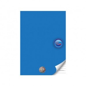 Maxi quaderno Logos Quirebook A4 - 80 g/m² - 40 ff - 1R - azzurra - bandiere