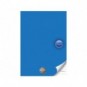 Maxi quaderno Logos Quirebook A4 - 80 g/m² - 40 ff - 1R - azzurra - bandiere