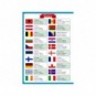 Maxi quaderno Logos Quirebook A4 - 80 g/m² - 40 ff - 1R - azzurra - bandiere