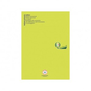 Maxi quaderno Logos Quirebook A4 - 80 g/m² - 40 ff - 1R - verdino - italiano primaria