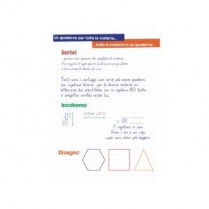 Maxi quaderno Logos Quirebook A4 - 80 g/m² - 40 ff - RQ - arancione - inglese primario