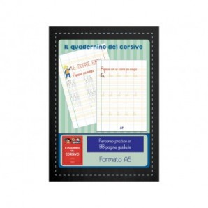 Quaderno Logos A5 - 80 g/m² - 44 ff - B - rosso - quaderno corsivo