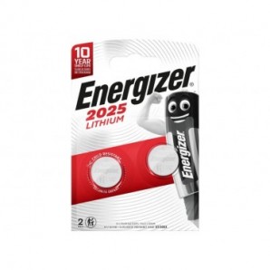 Batterie al litio a bottone Energizer Lithium BP2 3V 170 mAh CR2025 - conf. 2 pz - E304126902