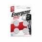 Batterie al litio a bottone Energizer Lithium BP4 3V 235 mAh CR2032 - conf. 4 pz rossa - E304127202