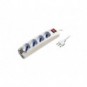 Multipresa schuko/bipasso MKC cavo da 1,5 m con interruttore 4 posizioni bianco - 492518316