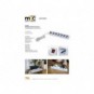 Multipresa schuko/bipasso MKC cavo da 1,5 m - bianca con interruttore 6 posti 492518317