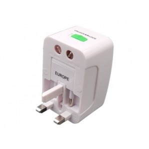 Adattatore universale da viaggio MKC Europa - Regno Unito - USA bianca 492519362
