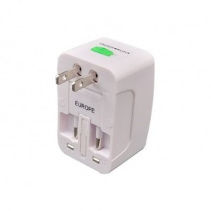 Adattatore universale da viaggio MKC Europa - Regno Unito - USA bianca 492519362