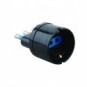 Adattatore di rete spina 2P+T 10A presa schuko MKC nero 492517921