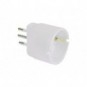 Adattatore di rete spina 2P+T 16A presa schuko MKC bianco 492517923