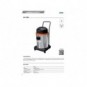 Aspirapolvere aspiraliquidi Lavor LX 150F 220-240 V 50-60 Hz 40007-00006