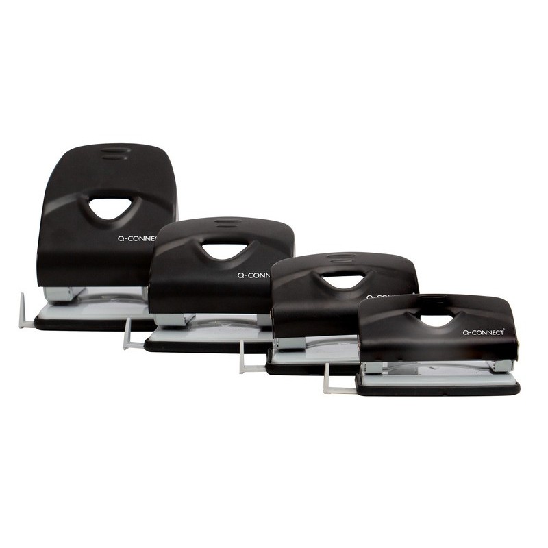 Perforatore a due fori Q-Connect 40 fogli nero KF14221