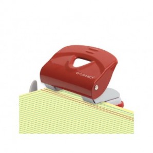 Perforatore a due fori Q-Connect 20 fogli rosso KF14219