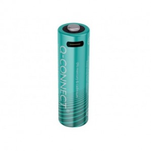 Batterie ricaricabili Q-Connect AA con cavo USB-C - 1400 mAh - 1,5 V conf. 4 pz in blister - KF14129