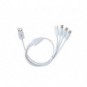 Batterie ricaricabili Q-Connect AA con cavo USB-C - 1400 mAh - 1,5 V conf. 4 pz in blister - KF14129
