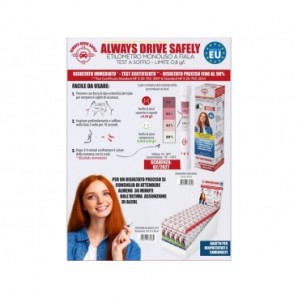 Etilometro monouso a fiala Always Drive Safely test a soffio ETILOMETRO