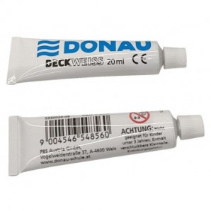 Tempera in tubetto bianco Donau in conf. da 10 pezzi 20 ml - 330432