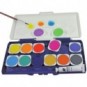 Acquerelli con tempera bianca Donau 7,5 ml in conf. 12 godet + 1 tubetto colori assortiti - 330204