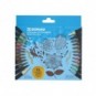 Pennarello Dual Brush a doppia punta Donau in conf. 12 colori assortiti - 322293