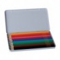 Matite colorate permanenti Donau in astuccio metallico da 12 colori assortiti - 330173