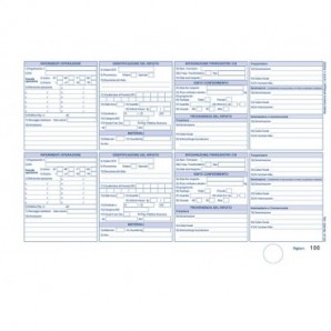 Registro carico-scarico rifiuti O.C.L. - conf. 10 blocchi - carta usomano 1-100 fogli 31x21 cm - 0437