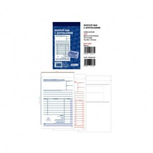Blocco ricevute B&B e affittacamere O.C.L. 25x2 copie - conf. 10 blocchi - 9,9x17 cm - 0245