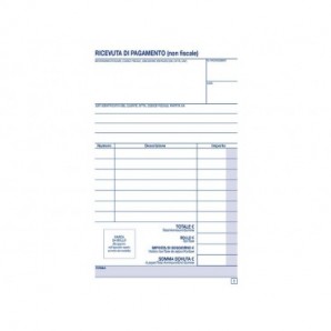 Blocco ricevute B&B e affittacamere O.C.L. 25x2 copie - conf. 10 blocchi - 9,9x17 cm - 0245