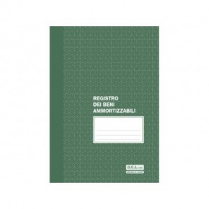 Registro dei beni ammortizzabili numerato da 1-30 O.C.L. - 8 fogli - conf. 10 blocchi - 21x29,7 cm - 0409N