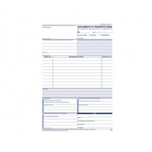Blocco DDT dei RAEE O.C.L. 25x4 copie - conf. 5 blocchi - 21,6x29,7 cm 0446