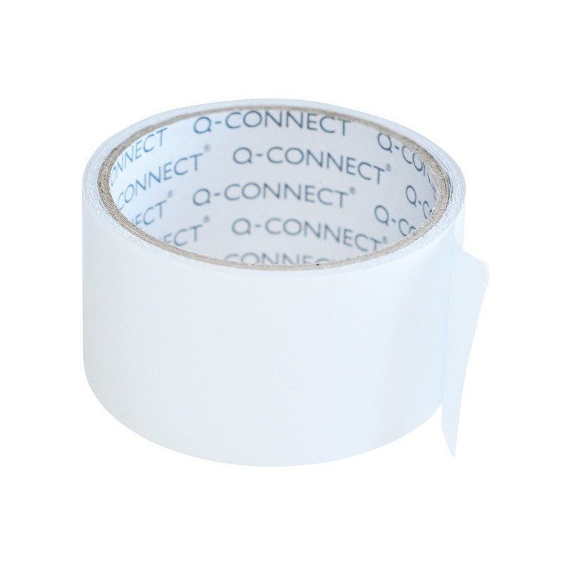 Nastro biadesivo 90 μm Q-Connect - conf. 6 pezzi - 50 mm x 5 m KF17474