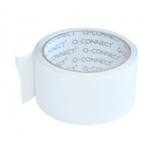 Nastro biadesivo 90 μm Q-Connect - conf. 6 pezzi - 50 mm x 10 m KF17475