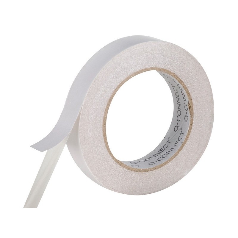 Nastro biadesivo in foam Q-Connect - conf. 8 pezzi - 12 mm x 5 m KF17477