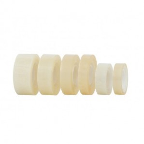 Nastro adesivo trasparente Q-Connect in PP 15 mm x 33 m - torre da 10 rotoli - KF01787