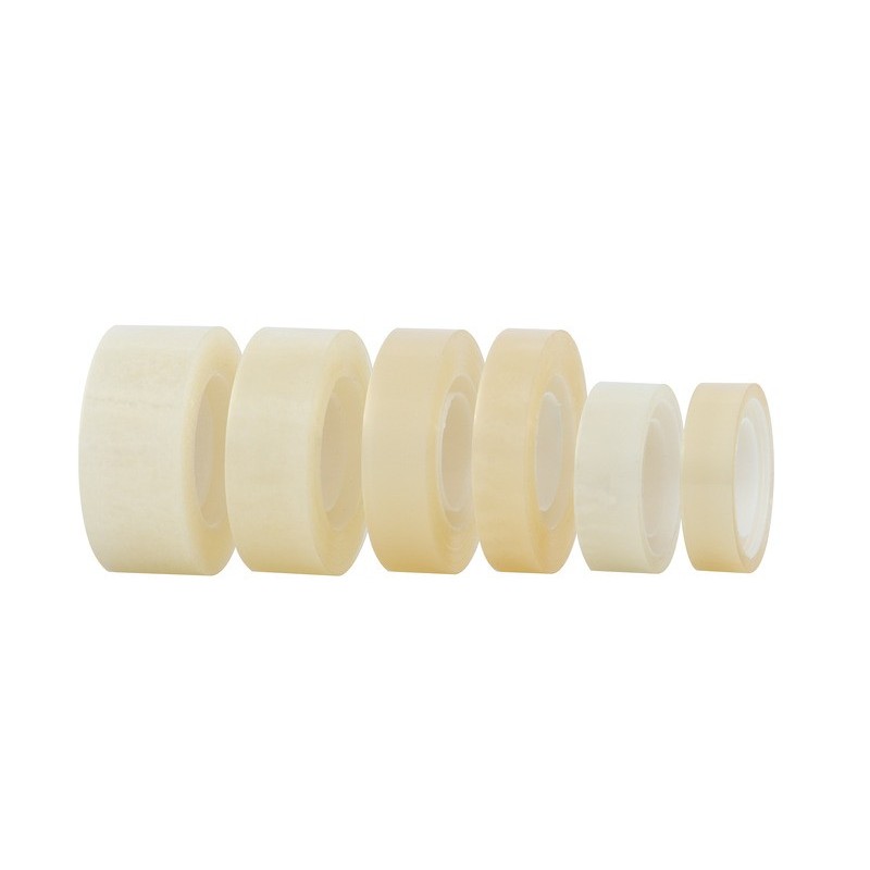 Nastro adesivo trasparente Q-Connect in PP 15 mm x 33 m - torre da 10 rotoli - KF01787