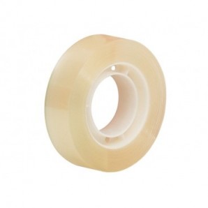 Nastro adesivo trasparente Q-Connect in PP 15 mm x 33 m - torre da 10 rotoli - KF01787