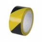 Nastro adesivo di segnalazione nero/giallo Q-Connect - 150 µm 48 mm x 20 m - conf. 6 pezzi - KF04383