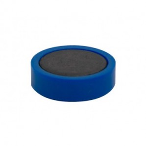 Magneti per lavagne bianche 25 mm Q-Connect blu - conf 10 pz - KF02640