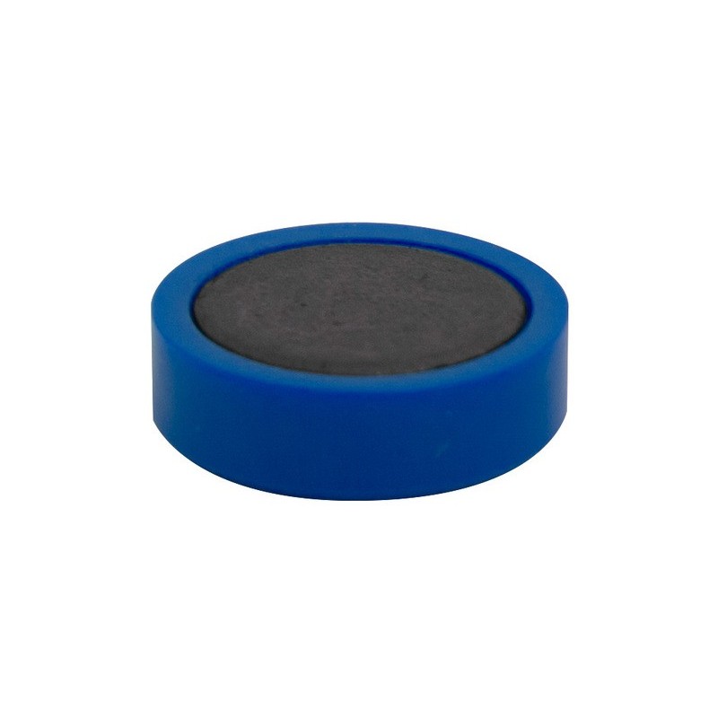 Magneti per lavagne bianche 25 mm Q-Connect blu - conf 10 pz - KF02640