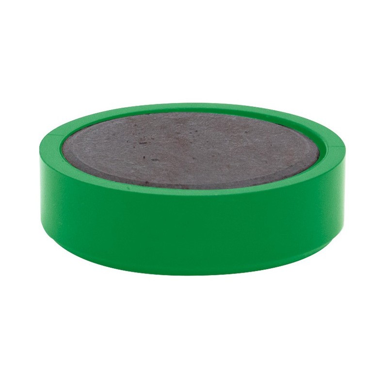 Magneti per lavagne bianche 35 mm Q-Connect verde - conf. 10 pz - KF02647