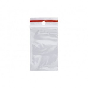 Buste trasparenti chiusura grip in LDPE 50 μm Q-Connect idonee al contatto alimentare - conf. 1000 pz - 4x6 cm