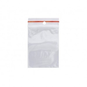 Buste trasparenti chiusura grip in LDPE 50 μm Q-Connect idonee al contatto alimentare - conf. 1000 pz - 6x8 cm